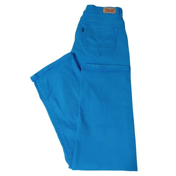 Levis Womens Perfectly Shaping 512 Straight Jeans Light Blue Denim 31x32 - Picture 1 of 8